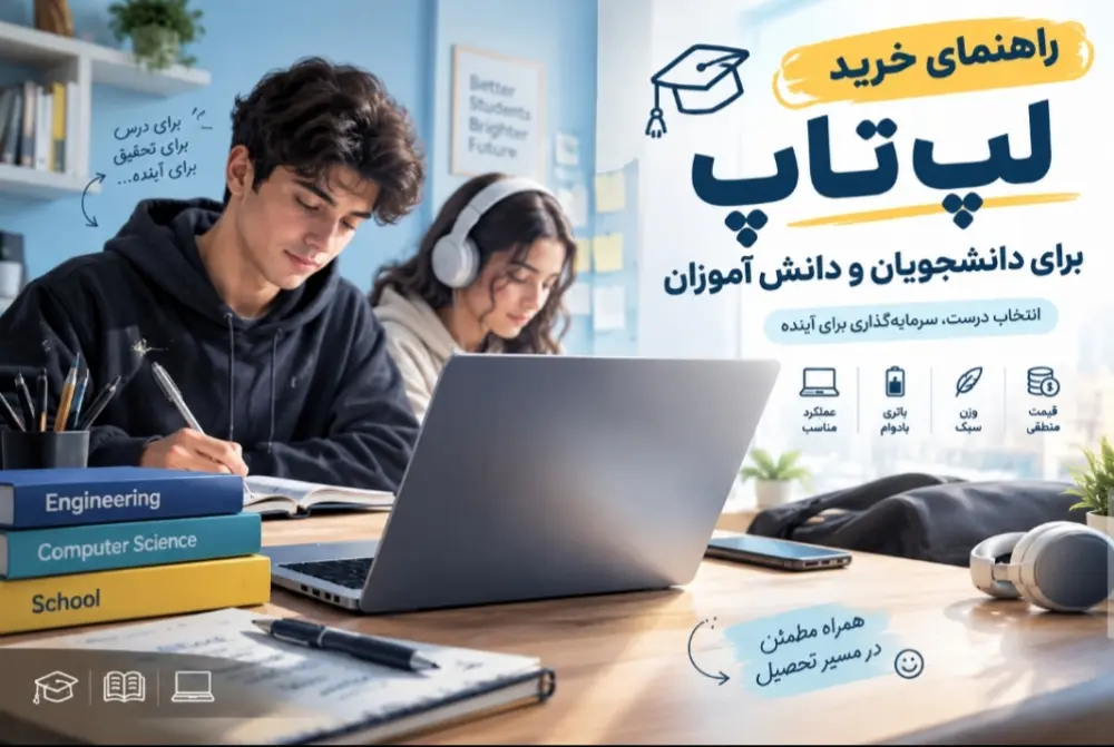 بهترین لپ‌تاپ برای دانش‌آموزان و دانشجویان