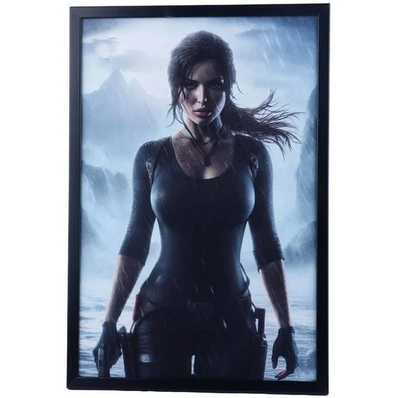 تابلو گیمینگ طرح Tomb Rider سایز40*60