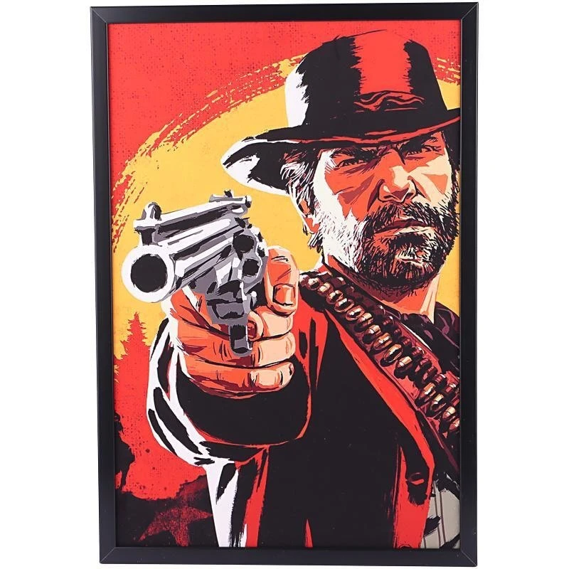 تابلو گیمینگ طرح Red Dead Redmption سایز40*60
