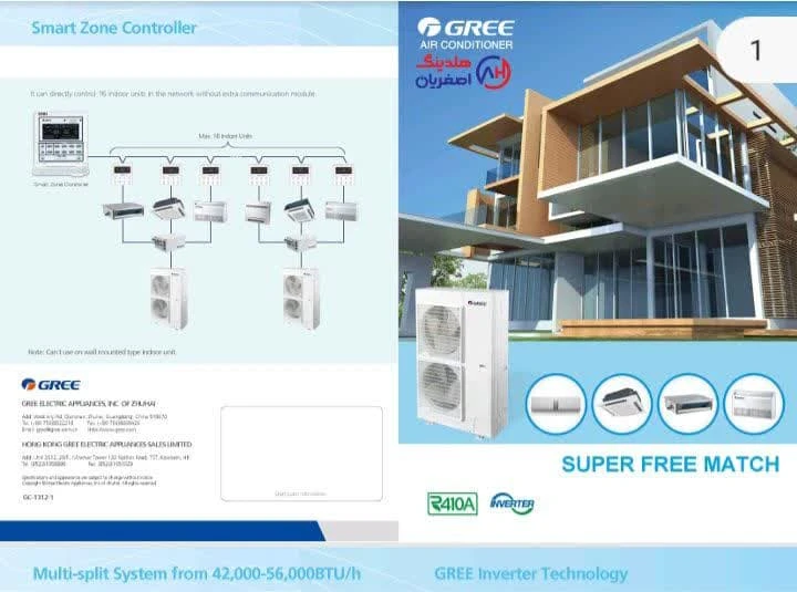 مولتی پنل ساده GREE