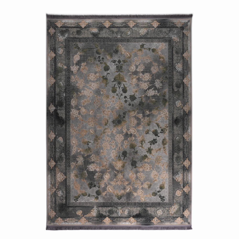 فرش طرح میلان سبز 1200 شانه برجسته