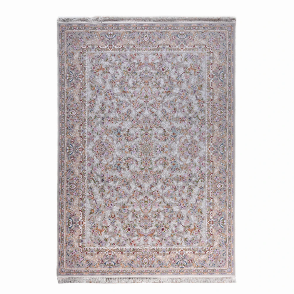 فرش طرح آرتین کرم 1200 شانه تبریز برجسته