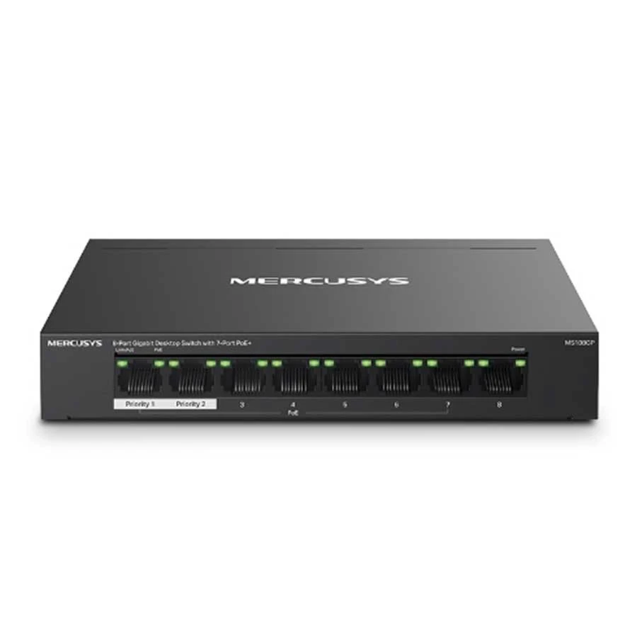 سوئیچ 8 پورت PoE گیگابیت مرکوسیس MS108GP