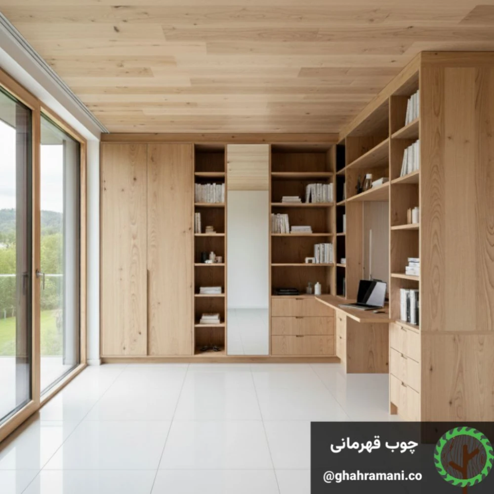 صفحه چوبی مهندسی شده CLT روسی 2380*1180*28 میلی متر