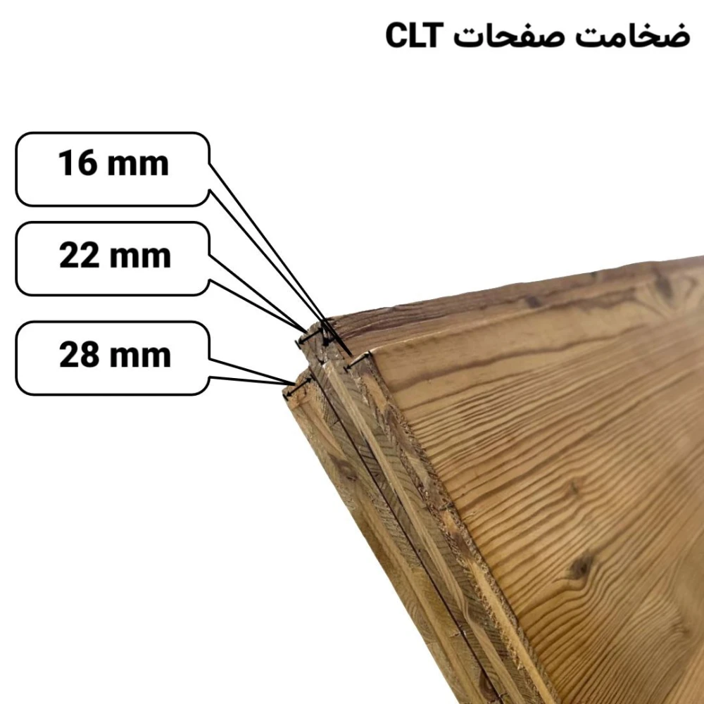 صفحات مهندسی شده سی ال تی ترموود 1980*980*22 میلیمتر