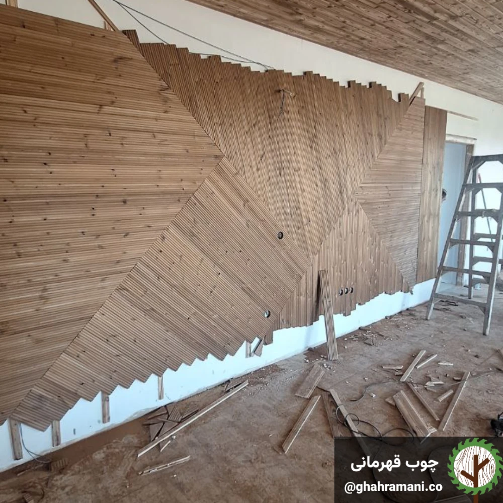 پنل ترموود هزارقوس | ضخامت 18 mm – عرض 92 mm – طول 4000 mm