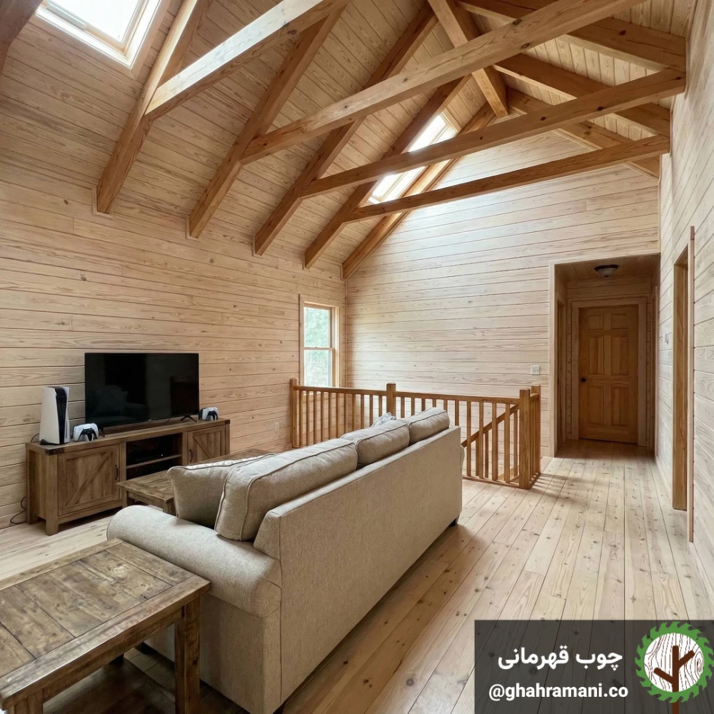 پنل دو طرفه کلاسیک-پارکتی نراد 6000*142*42 میلی متر