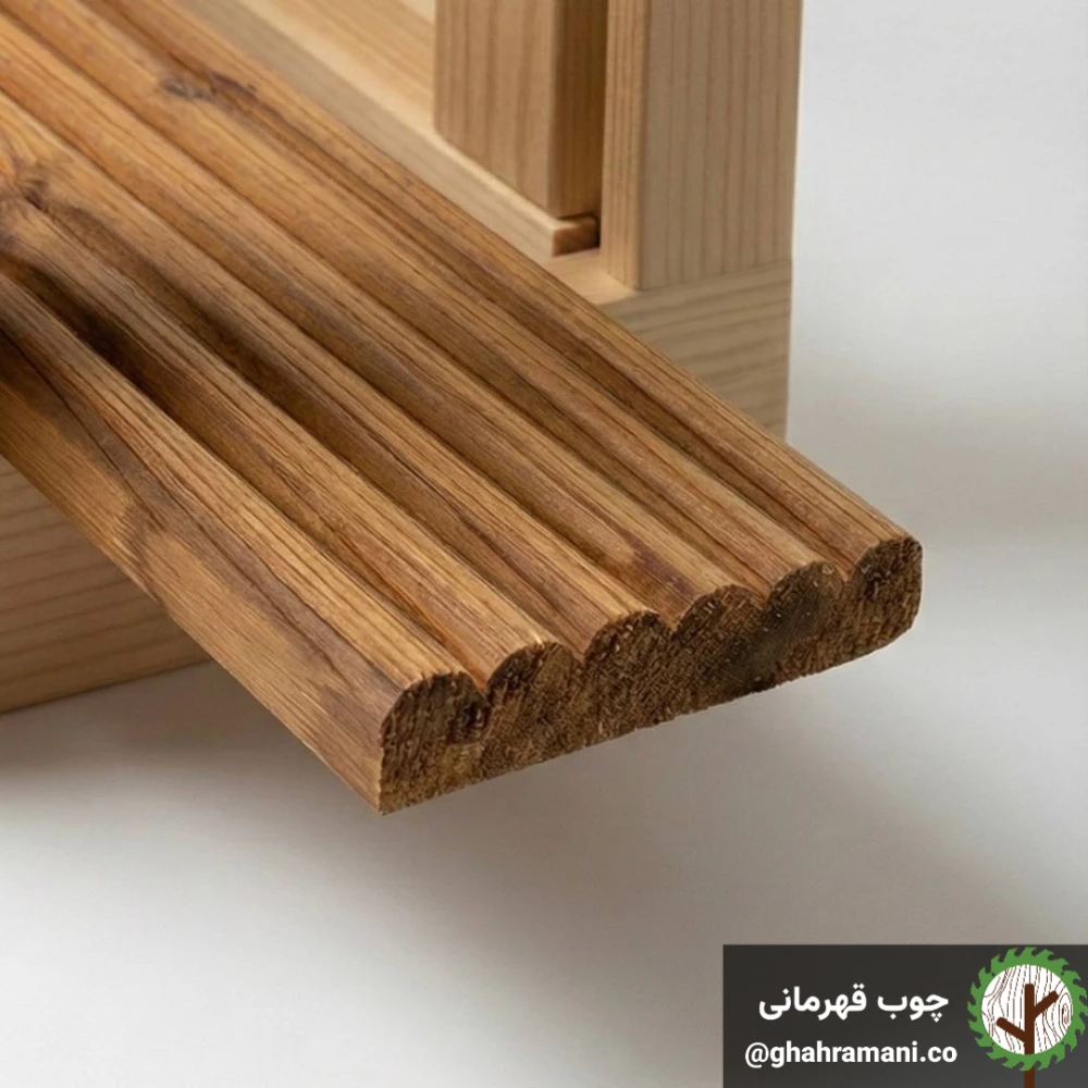 پروفیل هزار قوس ترموود 4000*92*18 میلی متر