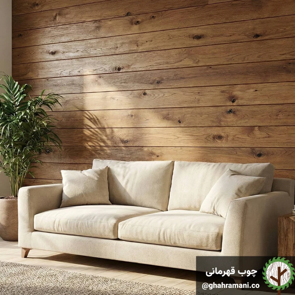 چهارتراش ترموود 4000*92*8 میلیمتر 