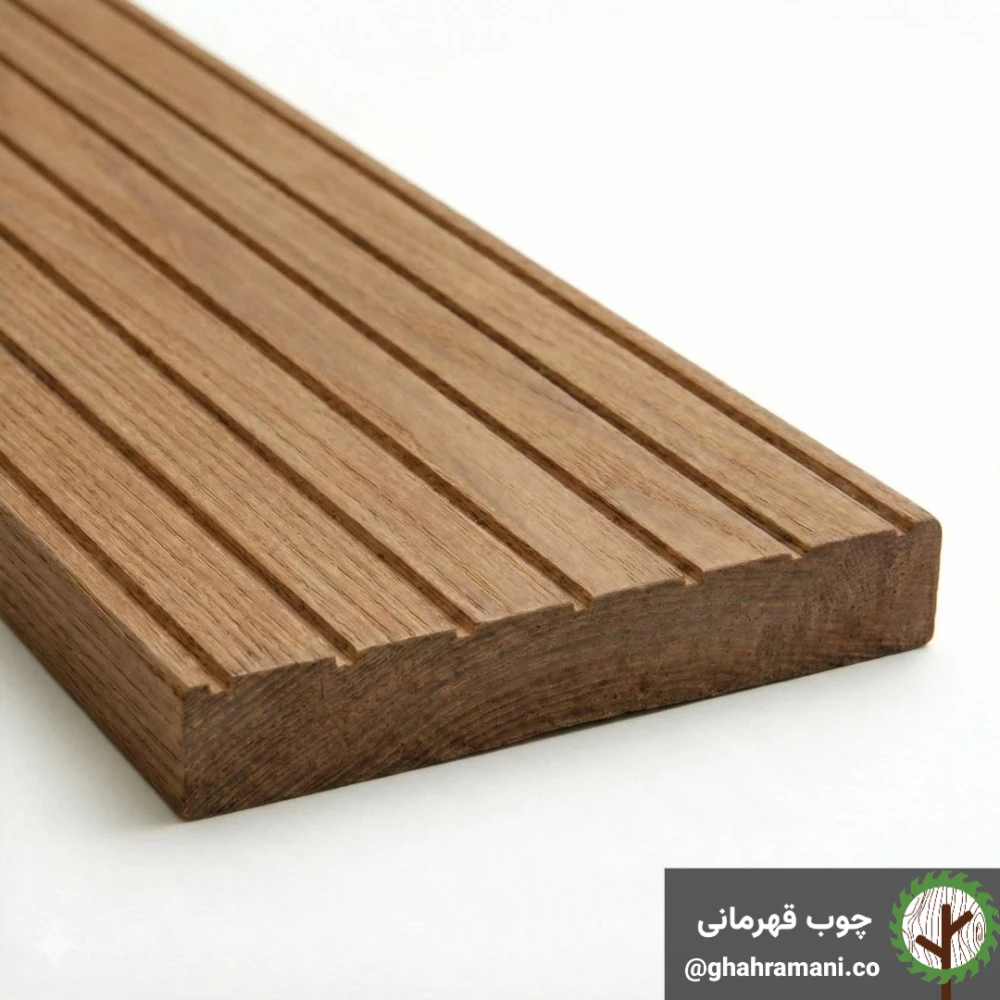 پروفیل گریل ترموود 4000*92*19میلیمتر Decking