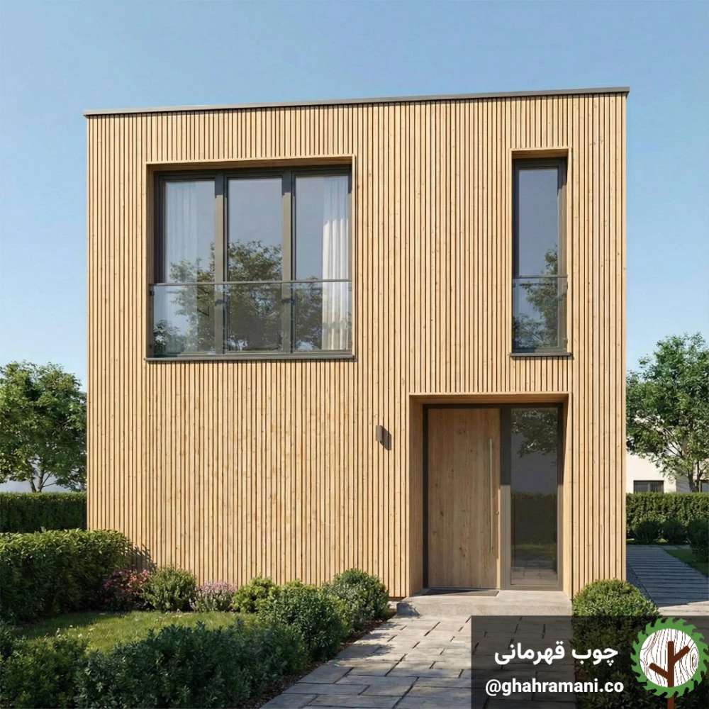 پروفیل گریل ترموود 4000*92*19میلیمتر Decking