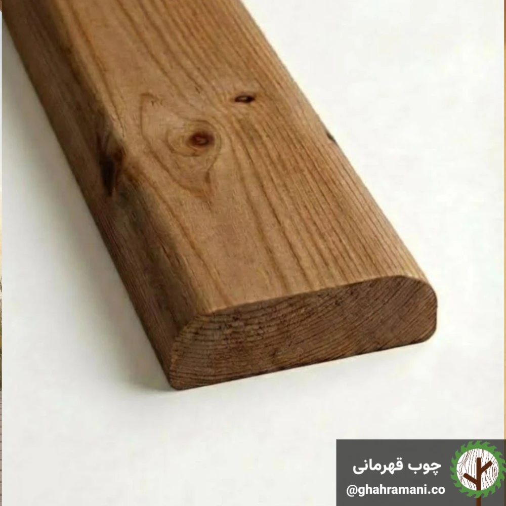 پروفیل ترموود دو طرف گرد 4000*92*19 میلیمتر