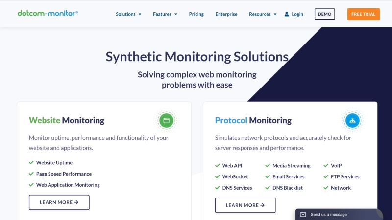 ابزار dotcom-monitor برای تست سرعت وب&zwnj;سایت