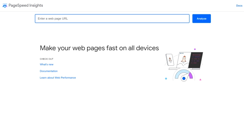 ابزار PageSpeed Insights برای تست سرعت وب&zwnj;سایت