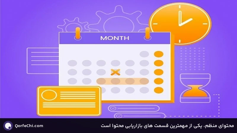 محتوای منظم، یکی از مهمترین قسمت های بازاریابی محتوا است محتوای منظم، یکی از مهمترین قسمت های بازاریابی محتوا است