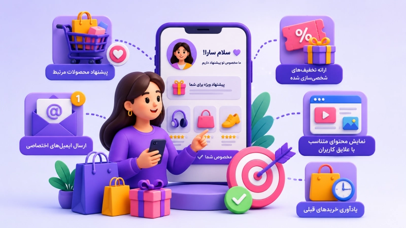 با ارائه پیشنهاد&zwnj;های شخصی&zwnj;سازی شده به مشتریان می&zwnj;توانید تجربه مشتری را بهبود دهید