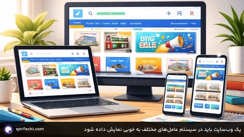 یک وبسایت باید در سیستم عاملهای مختلف به خوبی نمایش داده شود یک وبسایت باید در سیستم عاملهای مختلف به خوبی نمایش داده شود