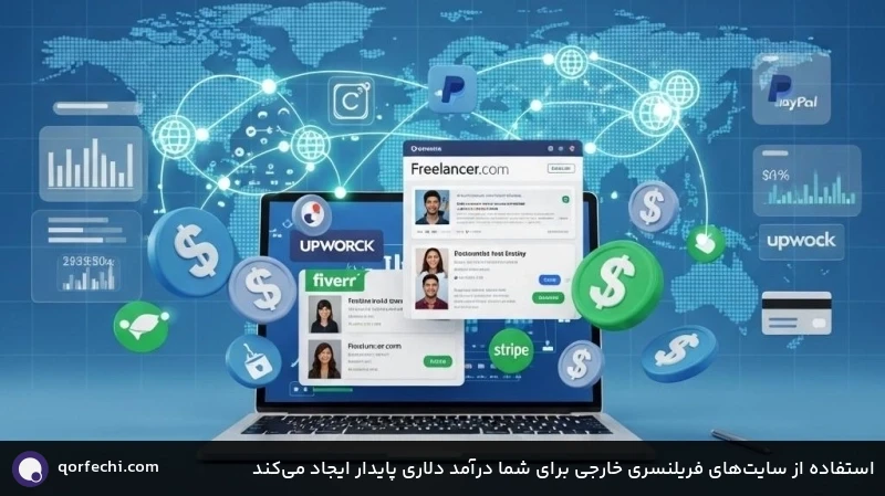 استفاده از سایت&zwnj;های فریلنسری خارجی برای شما درآمد دلاری پایدار ایجاد می&zwnj;کند