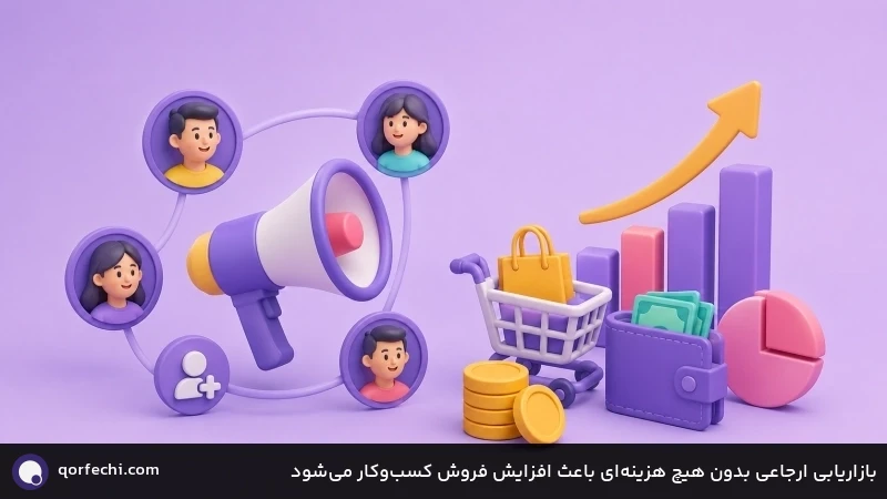 بازاریابی ارجاعی بدون هیچ هزینه&zwnj;ای باعث افزایش فروش کسب&zwnj;وکار می&zwnj;شود