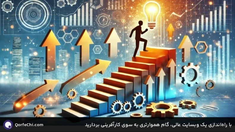 با راهاندازی یک وبسایت عالی، گام هموارتری به سوی کارآفرینی بردارید با راهاندازی یک وبسایت عالی، گام هموارتری به سوی کارآفرینی بردارید
