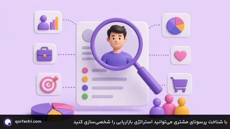 با شناخت پرسونای مشتری می&zwnj;توانید استراتژی بازاریابی را شخصی&zwnj;سازی کنید