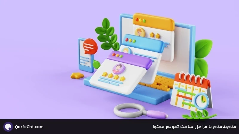 قدمبهقدم با مراحل ساخت تقویم محتوا قدمبهقدم با مراحل ساخت تقویم محتوا