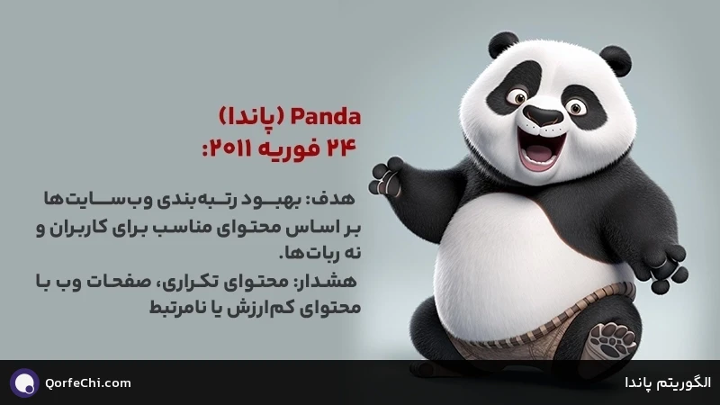 الگوریتم پاندا الگوریتم پاندا