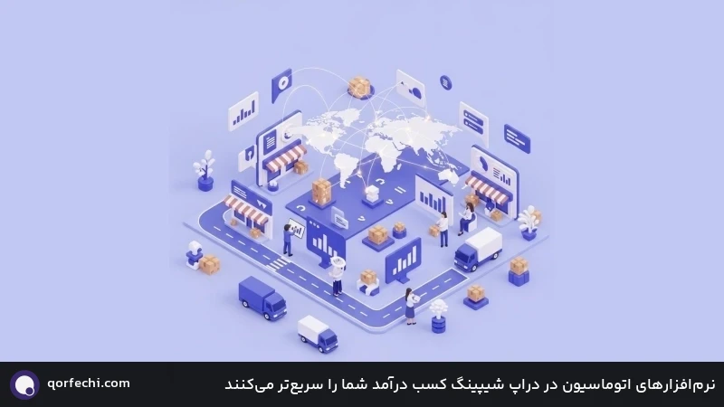 نرم&zwnj;افزارهای اتوماسیون در دراپ شیپینگ کسب درآمد شما را سریع&zwnj;تر می&zwnj;کنند