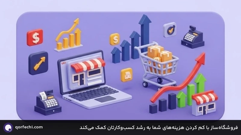 فروشگاهساز با کم کردن هزینههای شما به رشد کسبوکارتان کمک میکند فروشگاهساز با کم کردن هزینههای شما به رشد کسبوکارتان کمک میکند
