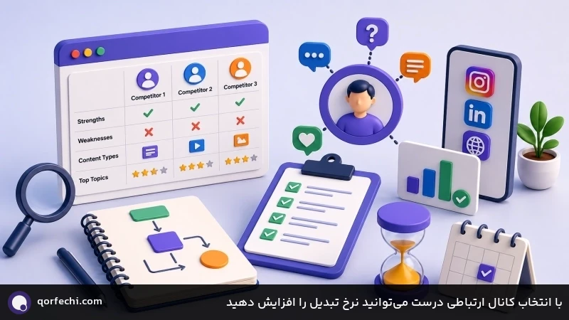 با انتخاب کانال ارتباطی درست می&zwnj;توانید نرخ تبدیل را افزایش دهید