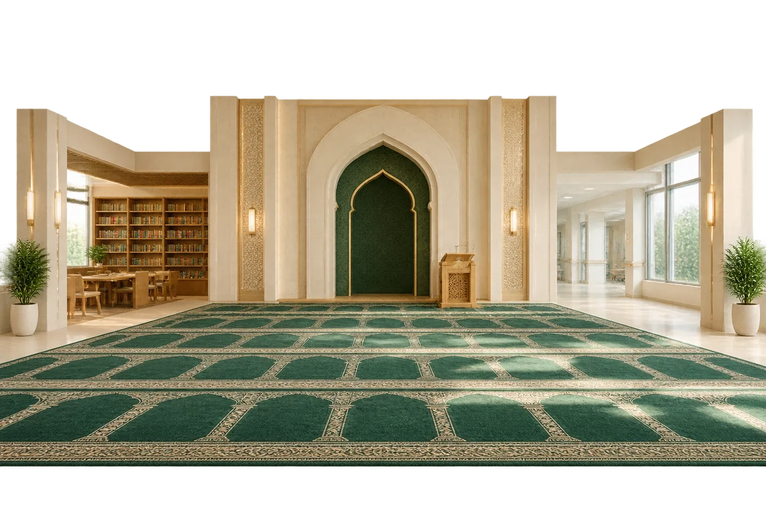خرید فرش نمازخانه مدرسه، دانشگاه و بیمارستان | راهنمای سفارش