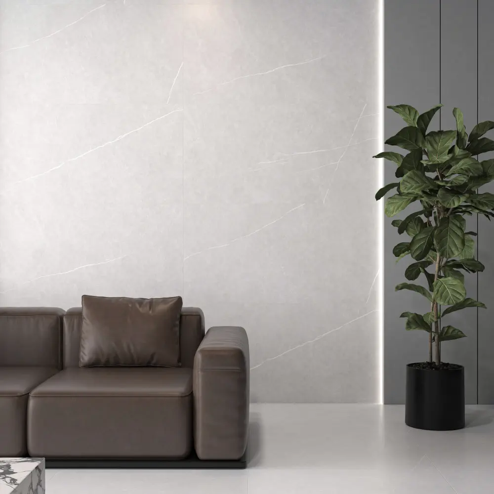 سرامیک پرسلان 120*60 مات ماتیک طوسی روشن نگار (روشن_دیواری)