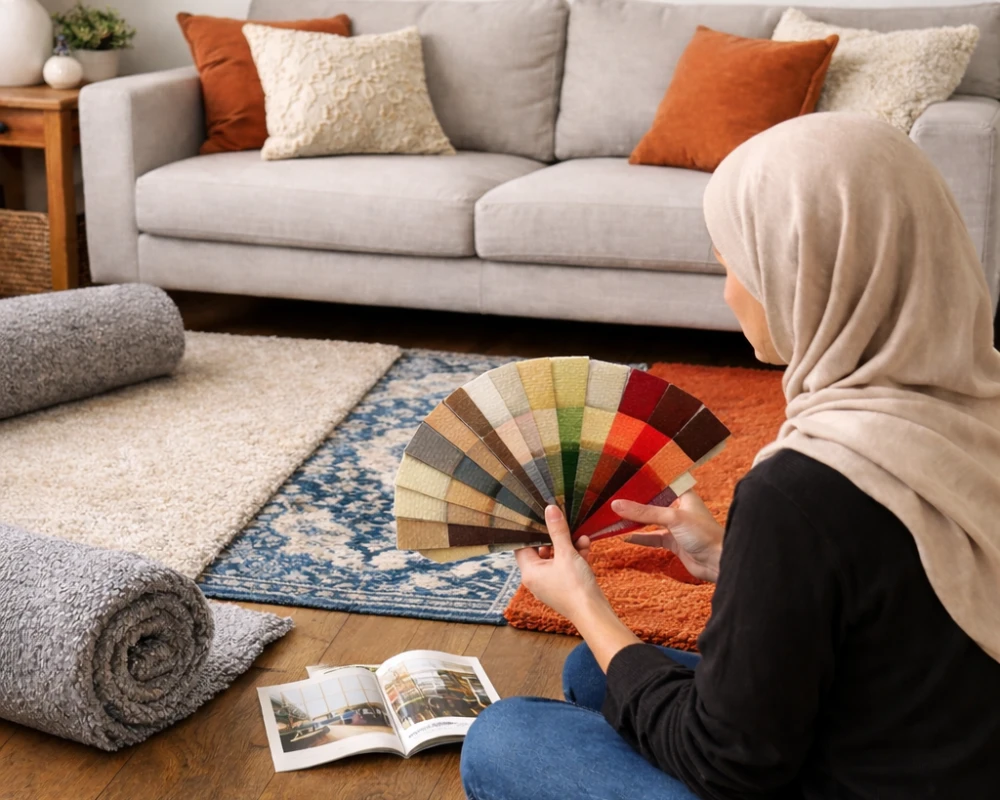 چگونه بهترین رنگ فرش برای خانه خود را انتخاب کنیم؟