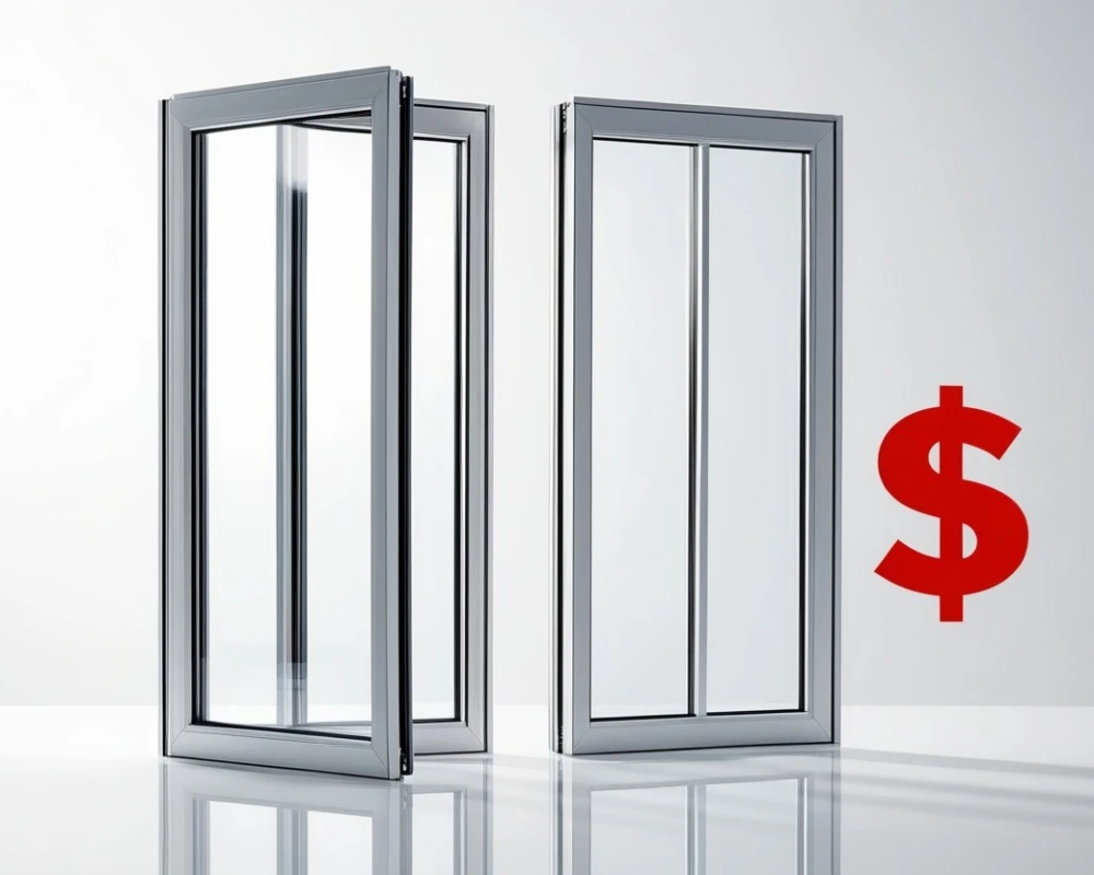 عوامل موثر بر قیمت پنجره دوجداره | از متریال تا نصب