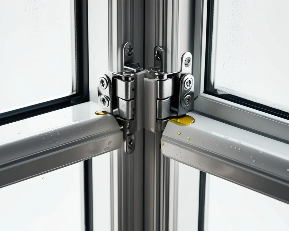 راهنمای روغن‌کاری و تنظیم لولاها و یراق‌آلات پنجره UPVC