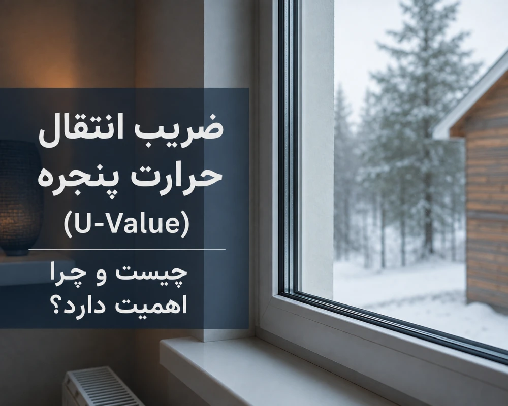 ضریب انتقال حرارت (U-Value) پنجره چیست و چرا اهمیت دارد؟