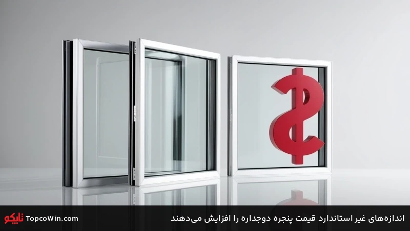 اندازههای غیر استاندارد قیمت پنجره دوجداره را افزایش میدهند اندازههای غیر استاندارد قیمت پنجره دوجداره را افزایش میدهند