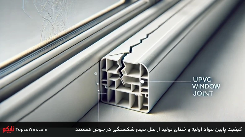 کیفیت پایین مواد اولیه و خطای تولید از علل مهم شکستگی در جوش هستند کیفیت پایین مواد اولیه و خطای تولید از علل مهم شکستگی در جوش هستند
