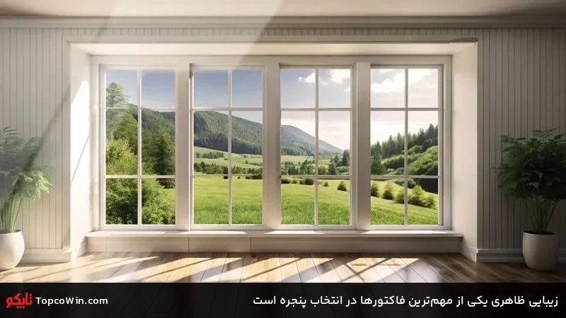زیبایی ظاهری یکی از مهم&zwnj;ترین فاکتورها در انتخاب پنجره است