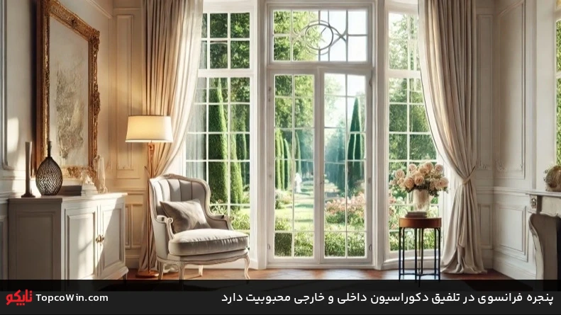 پنجره فرانسوی در تلفیق دکوراسیون داخلی و خارجی محبوبیت دارد پنجره فرانسوی در تلفیق دکوراسیون داخلی و خارجی محبوبیت دارد