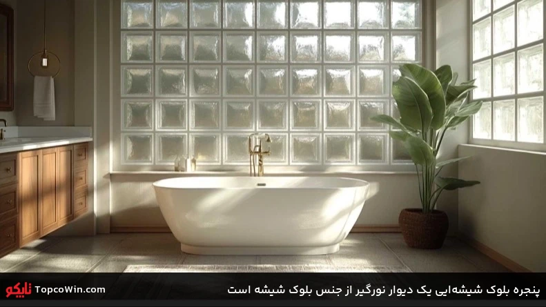 پنجره بلوک شیشه&zwnj;ایی یک دیوار نورگیر از جنس بلوک شیشه است